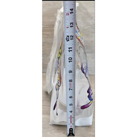 Ed Hardy Bag PURPLE BUTTERFLY Shoulder Purse Large Tote Clear NWT (MSRP: $159) - Picture 5 of 10